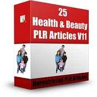 25 Health & Beauty PLR Articles V11