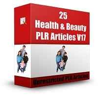 25 Health & Beauty PLR Articles V17