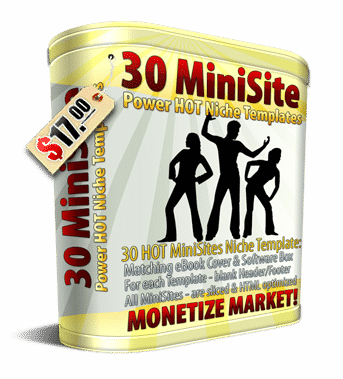 30 MiniSite Templates