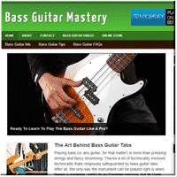 Bass Guitar Turnkey Site