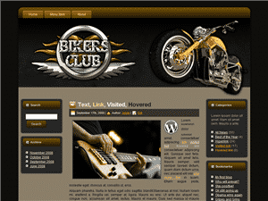 Bikers Club – WP Theme