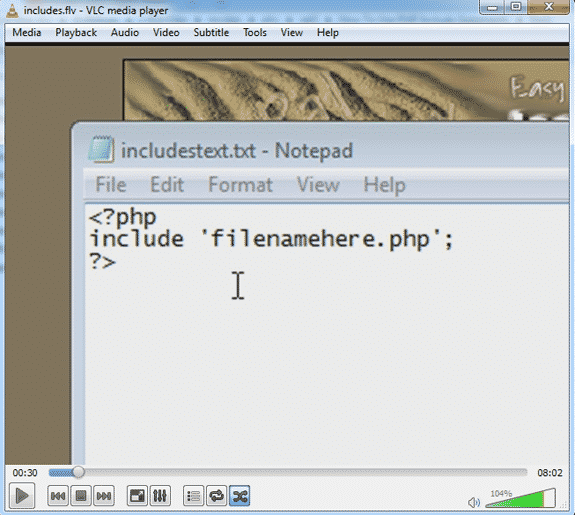 php include file