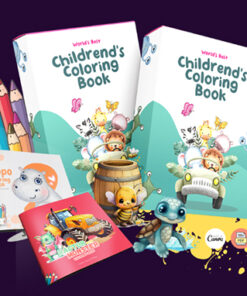 42 Childrens Coloring Book Bundle