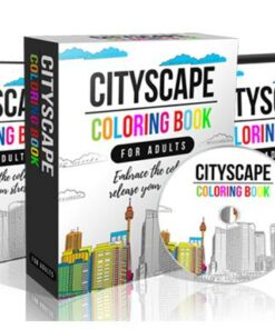 Cityscape Coloring Book for Adults