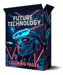 Future Technology Coloring Pages for Kids