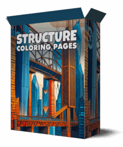 Structure and Architecture Coloring Pages