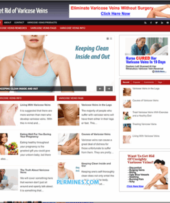 Varicose Veins PLR WordPress Blog
