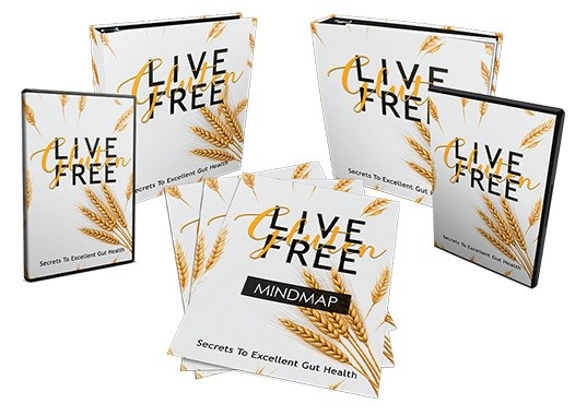 Gluten-free diet guide with PLR resell rights – Live Gluten Free ebook package